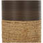 Vase brun foncé fait à la main Seagrass-357151279