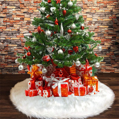 Faux Fur Tree Skirt