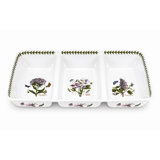 Portmeirion Botanic Garden Porcelain China Divided Serving Dish