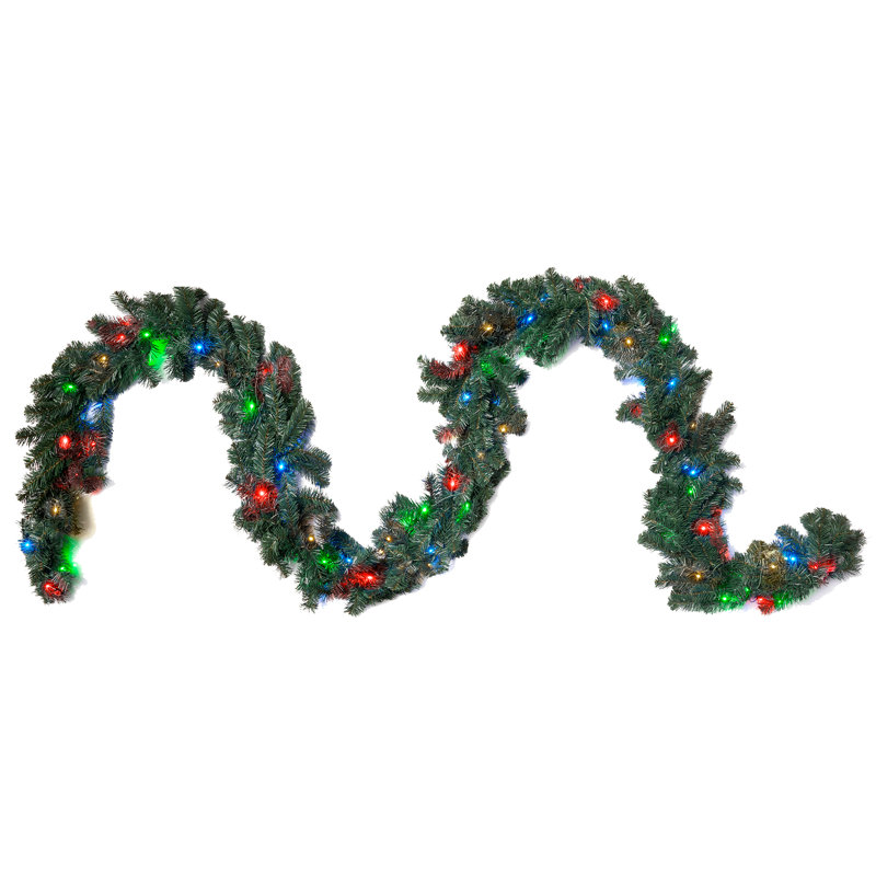 Guirlande lumineuse de 15 pi avec lumières multicolores
