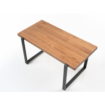 Live Edge Solid Wood Table For Living Room, 38.43 In., Rustic Walnut Style 39'' Coffee In Walnut, Ideal Room Decor
