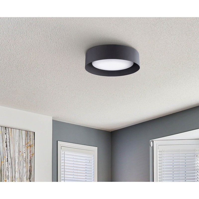 Arbedella Flush Mount, Black