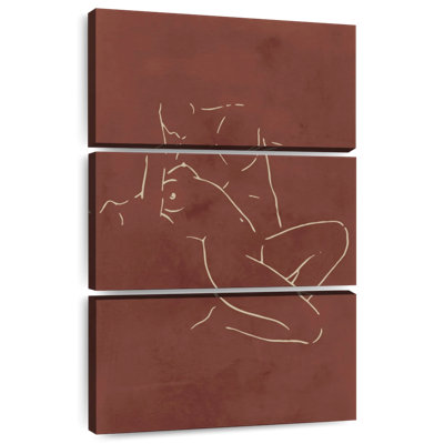 Croquis du corps Lovers - chocolat
