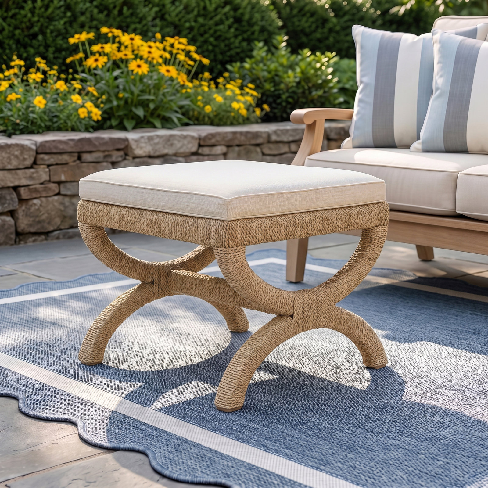 Seri Upholstered Ottoman