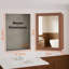 Armoire à pharmacie avec miroir et cadre en bois noyer de 24 po x H 30 po avec tablettes réglables, conception murale ou encastrée pour une mise à jour de salle de bain chaleureuse et élégante-54766080