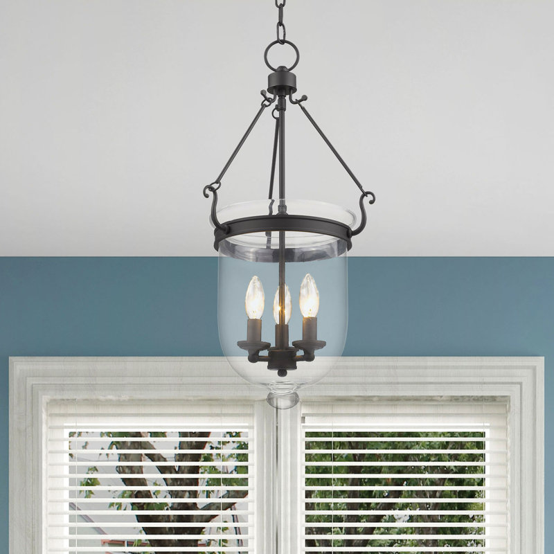 Husman - Light Single Pendant, 25" H x 12" W x 12" D, Bronze