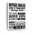 " Fun Office Rules Multi Panel Canvas Canvas Print " by HomeyNotes Studio-92520397