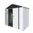 Outdoor Storage Sheds 6Ftx4ft Roof White+Yellow-123029971-123029972
