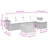 Vidaxl Garden Sofa Set Black
