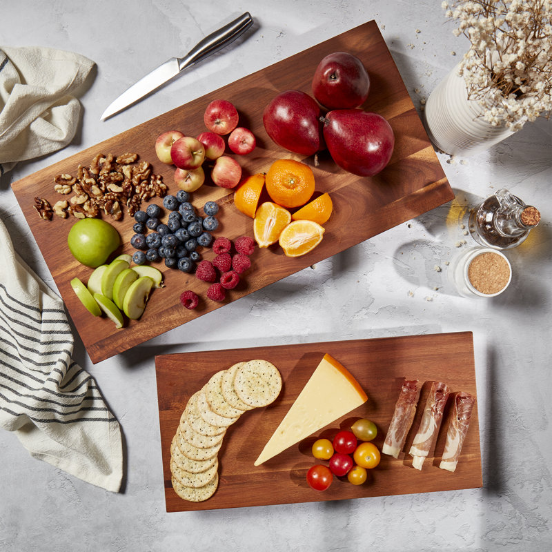 Acacia Wood Cutting Board Set