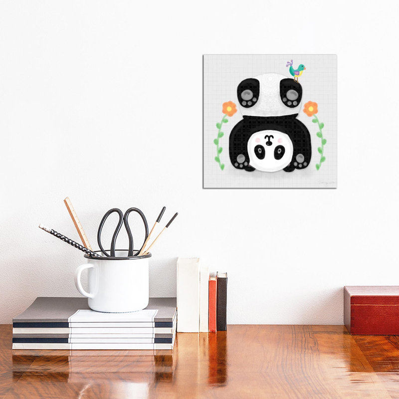 Tumbling Pandas IV by Noonday Design - Wrapped Canvas Painting, 30.48 cm H x 30.48 cm W
