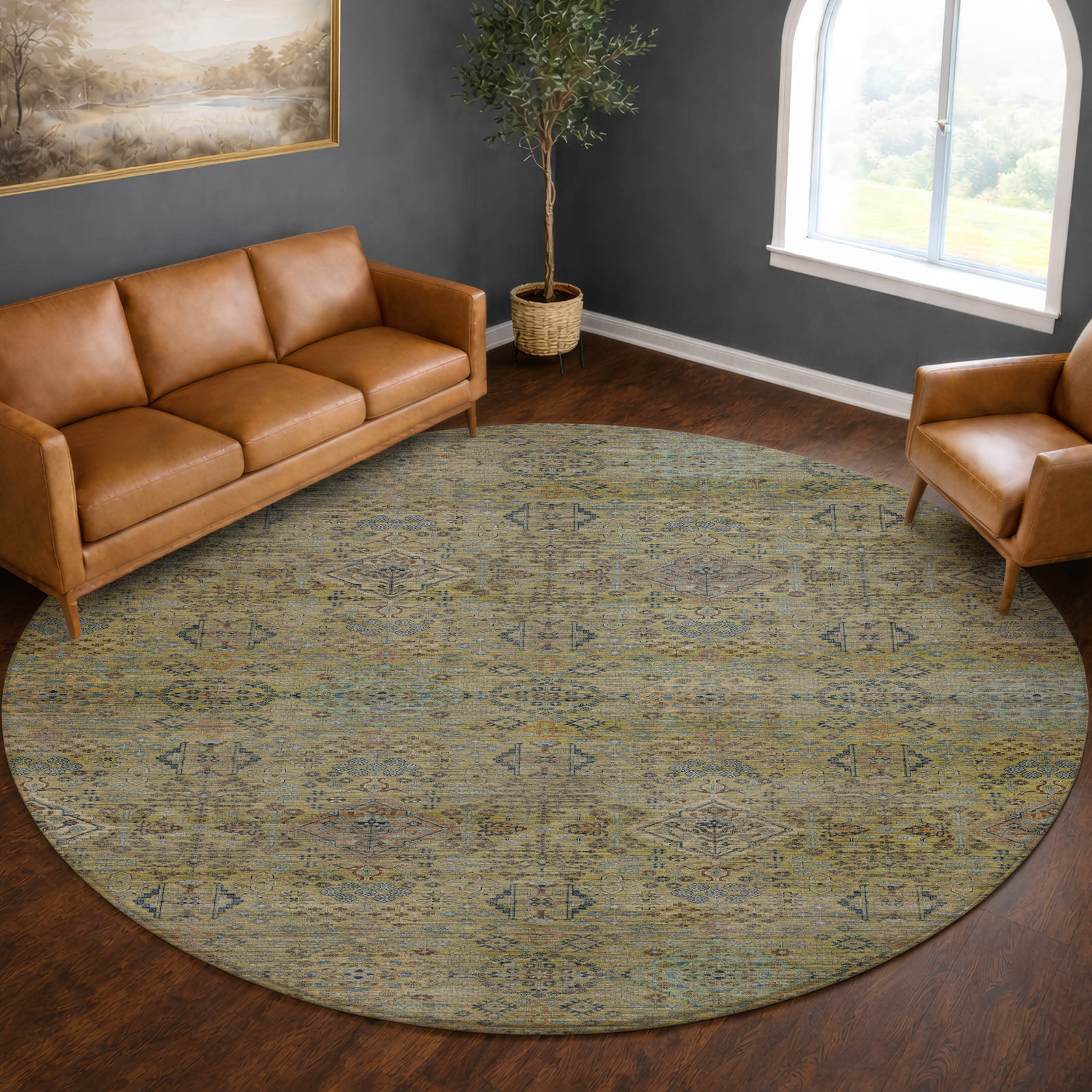 Rug, Aloe, 8' Round
