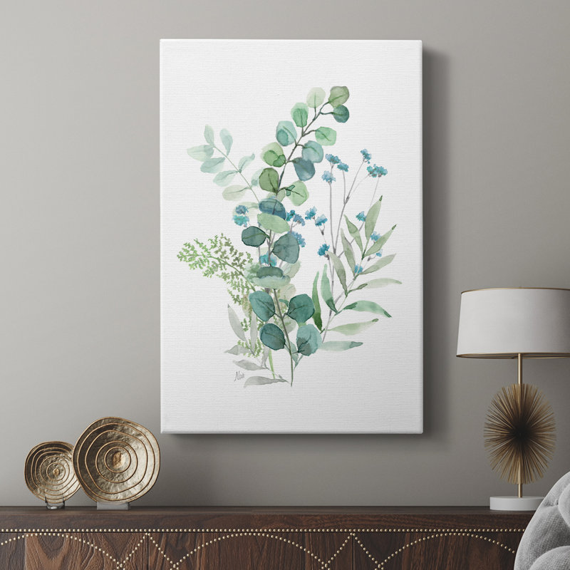 Eucalyptus bleu brume I - galerie Cavas sur mesure, H 18 po x l 12 po