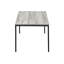 Ensemble de table, ensemble de 3 pièces, café, bout, métal noir, stratifié gris, contemporain, moderne-998319883