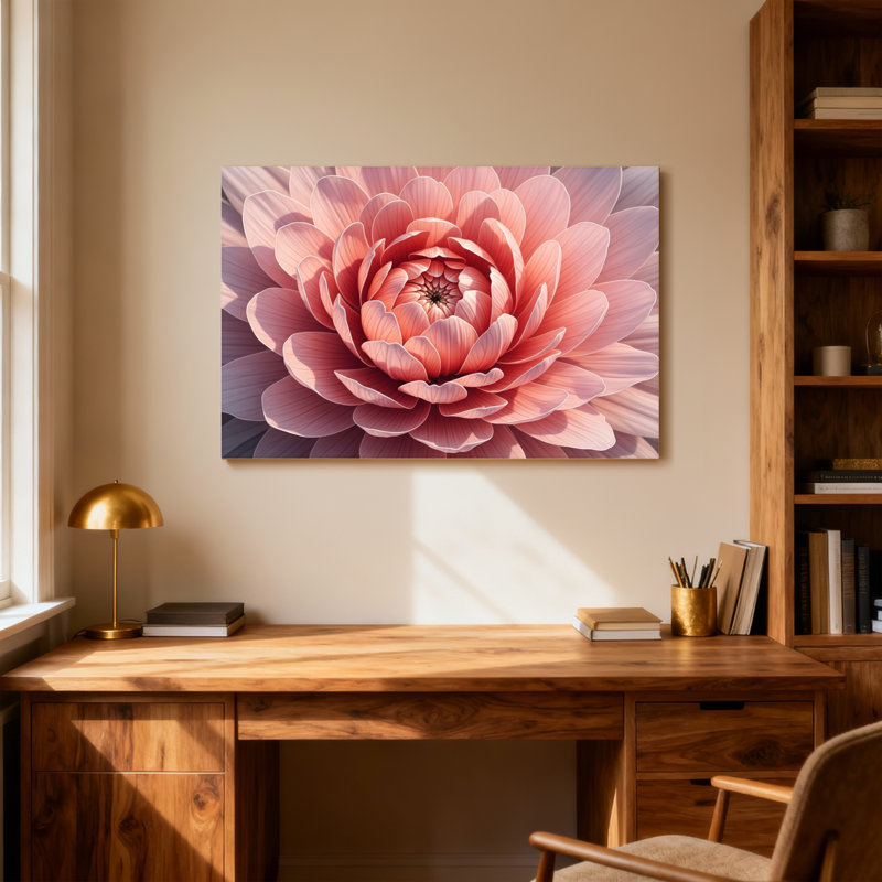 Plantes et fleurs fleur de lotus rose gros plan, H 28 po x l 40 po