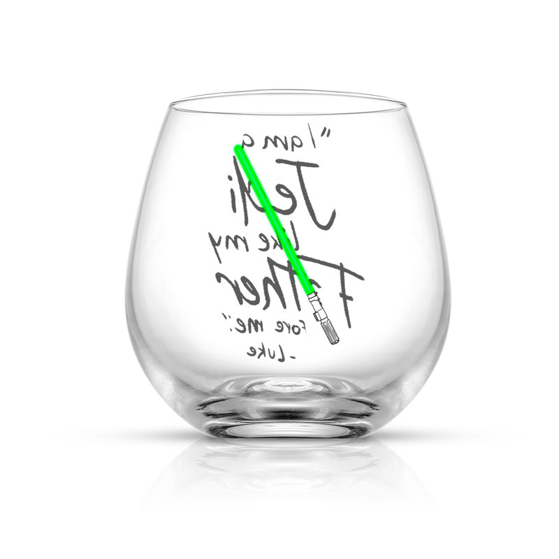 Verre sans pied Joyjolt Star Wars New Hope Luke Skywalker - 15 oz