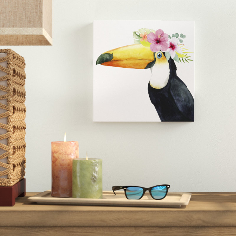 Tropical Halo III by Grace Popp - Wrapped Canvas Painting, 30cm H x 30cm W