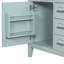 Ensemble de meuble-lavabo avec lavabo 30 po, armoire de salle de bain verte avec tiroirs, structure solide et panneau de fibres à densité moyenne