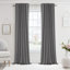 Paire de rideaux occultant et texturé 100% lin 50 po (ensemble de 2)-938519911-924673629