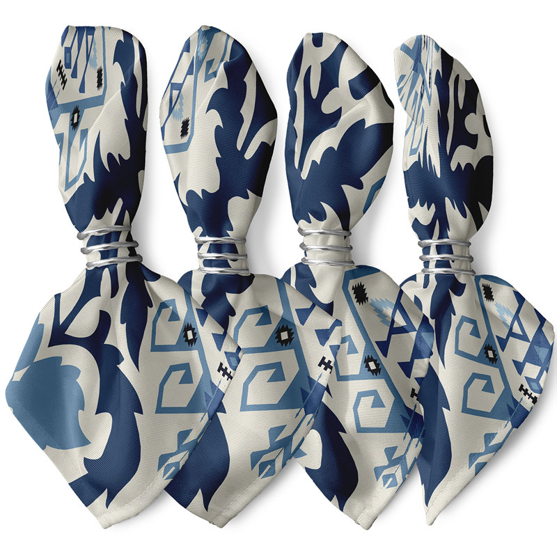 Serviette Senoia, Bleu marine