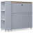 Rolling Kitchen Island With Extended Table-384214388