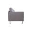 Causeuse en lin gris clair