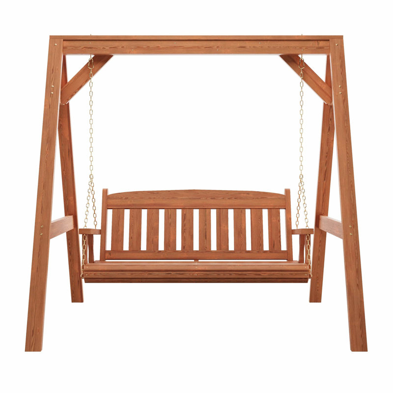 Balançoire Mission avec support en A, Teinture cèdre, 75"