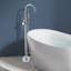 Topcraft Single Handle Floor Mounted Freestanding Tub Filler with Hand shower-69763950