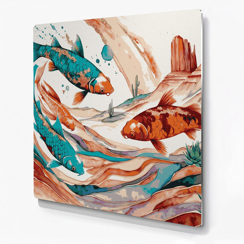 «Southwestern Animals», art mural brun 31, H 12 po x l 12 po
