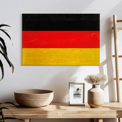 Wood Germany Flag