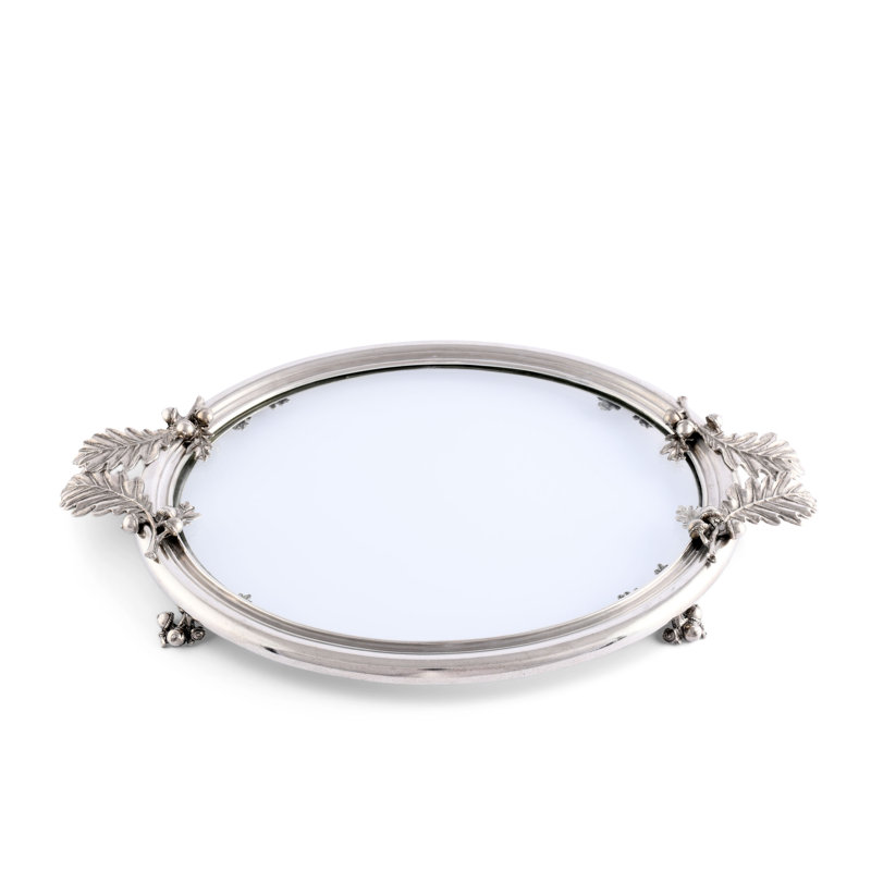 Majestic Forest Glass Decorative Tray
