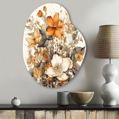 Garnes - Décoration murale irrégulière en forme de poire Bouquet
