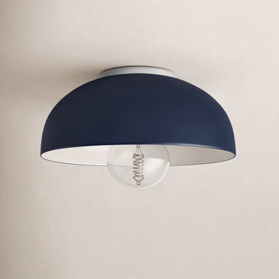 Rodanthe Single Light Metal Flush Mount