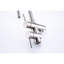 Robinet de baignoire en nickel brossé avec rotation à 360 degrés et joints de douche à main 29,45 po Profondeur en laiton massif