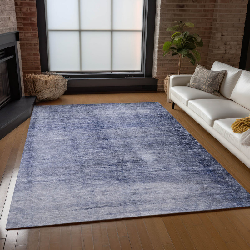 Washable Abstract Indoor / Outdoor Rug, Rectangle 2'6" x 3'10"