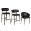 Ethan Leather Bar Stool-623311045