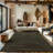 Monaco Series Abrstract Black/Gray/Ivory/Beige Area Rug-1449193147