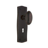 Prairie Plate with Decorative Keyhole and Homestead Door Knob