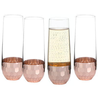4 Piece 237ml Drinking Glass Set