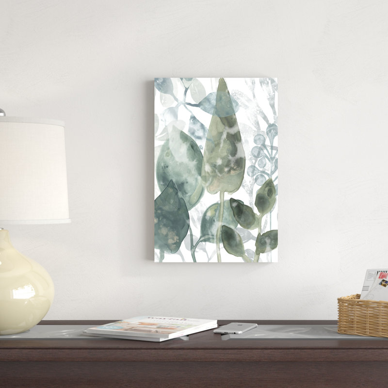 Feuilles aquatiques II, H 18 po x l 12 po x P 1,25 po