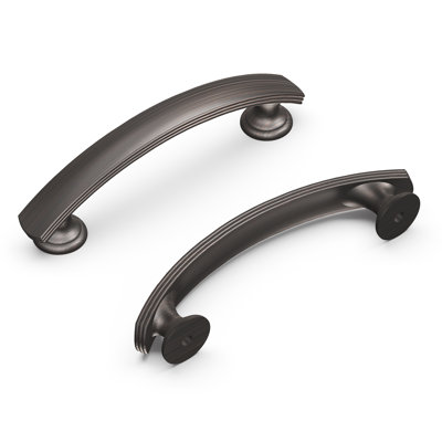 American Diner Collection Arch Pull - 3" Center to Center Cabinet Pull Vintage Bronze - Transitional, Traditional Hardware for Drawers & Cabinets