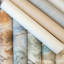 Julie Feels Home Glitter/Shimmer Tilia Trees and Plain Twinwall Design 4-panel Wall Mural-2101264851