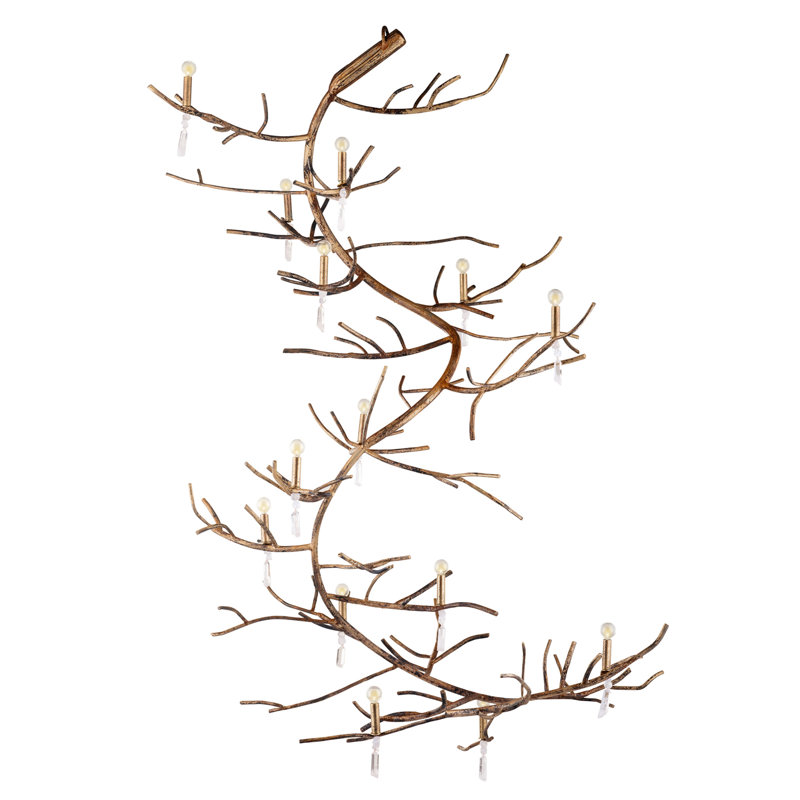 Spiral Branch Chandelier