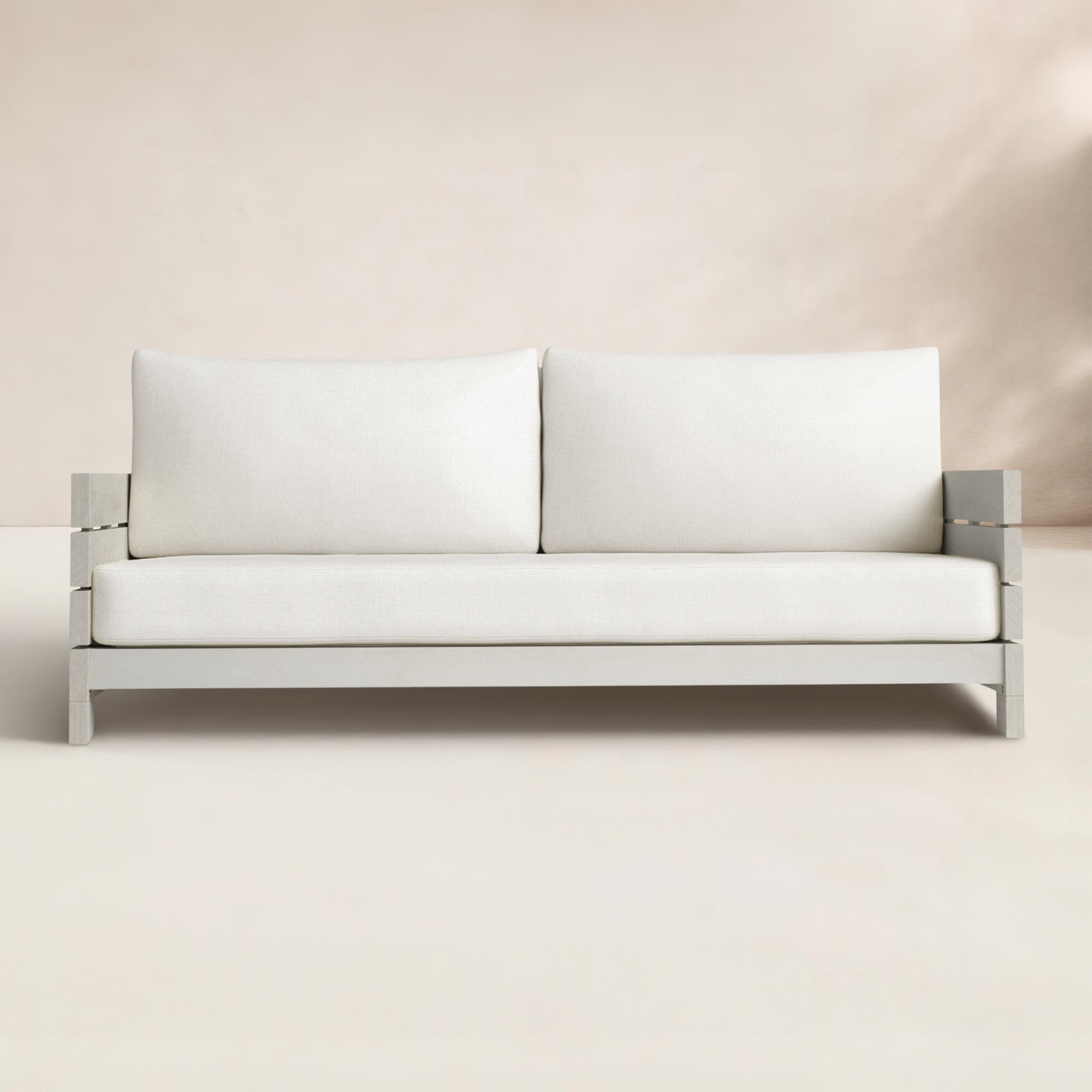 70.1'' Wide Straight Eucalyptus Loveseat with Cushions