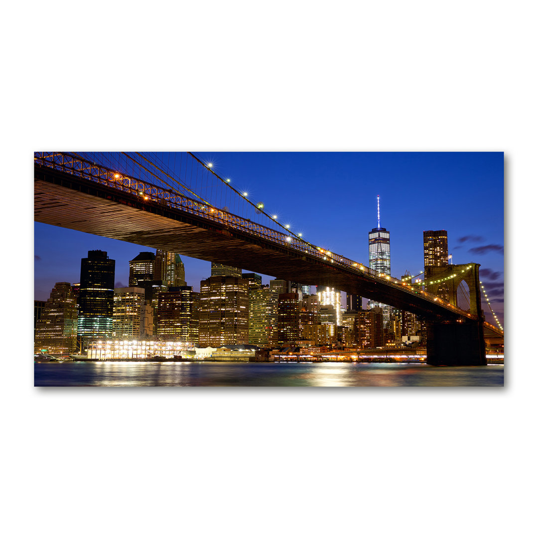 Manhattan New York - Wrapped Canvas Kunstdrucke