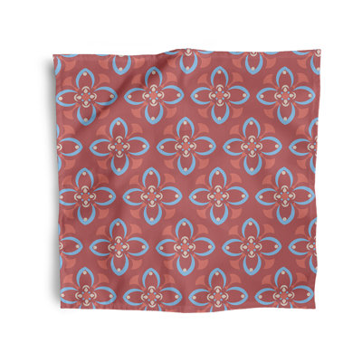 Chanele Geometric Floral Pattern Napkins