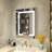 Tankersley Recessed or Surface Mount Frameless 3 Door Medicine Cabinet with 6 Adjustable Shelves and Lighting-1440622869-1440622877