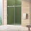 Porte de douche coulissante sans cadre