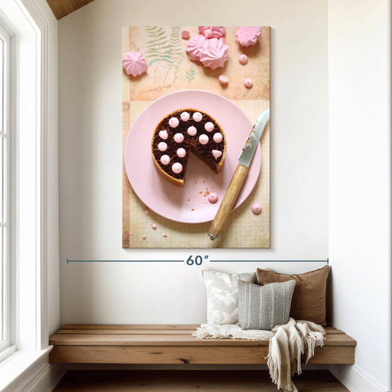 Yarlin Chocolate Truffle Birthday Cake, 51" H x 34" W
