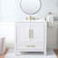 Ensemble de meuble-lavabo simple 30 po blanc moderne